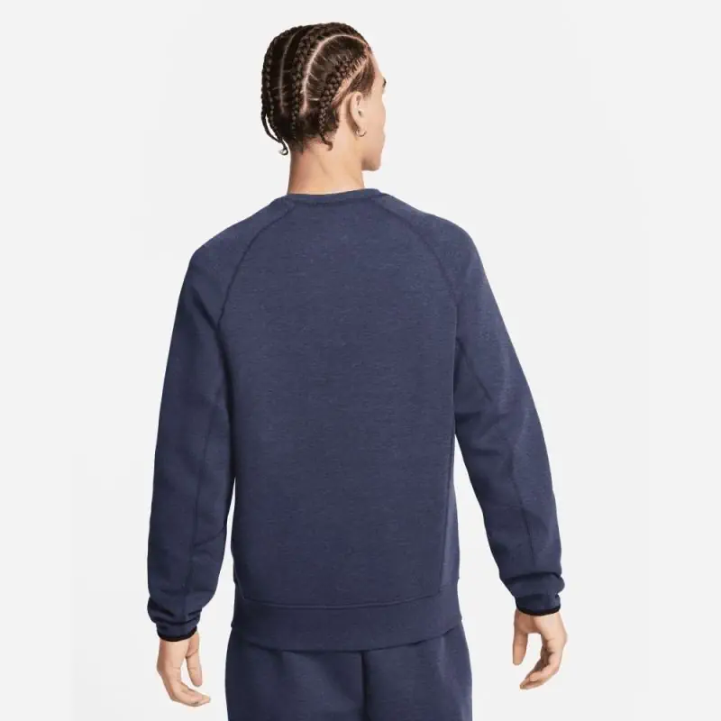 sweat shirt nike tech fleece crew bleu marine homme fb7916 473 sweat shirt nike tech fleece crew bleu marine homme fb7916 473