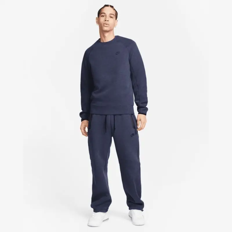 sweat shirt nike tech fleece crew bleu marine homme fb7916 473 sweat shirt nike tech fleece crew bleu marine homme fb7916 473