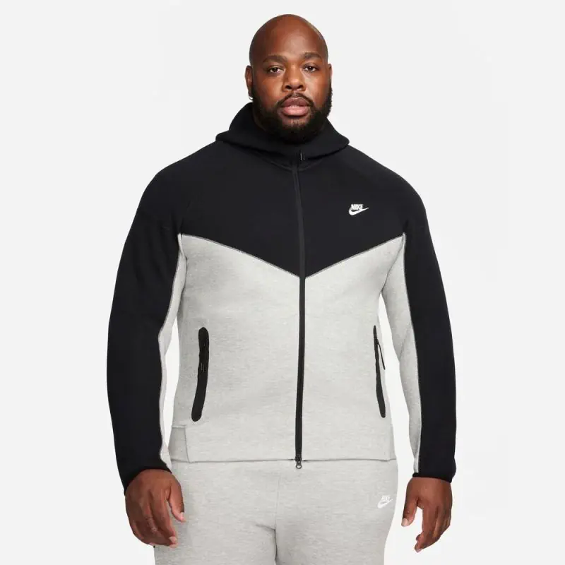 Sweat à capuche Zippé Nike Tech Fleece Windrunner Gris pour Homme FB7921-064 Sweat à capuche Zippé Nike Tech Fleece Windrunner Gris pour Homme FB7921-064