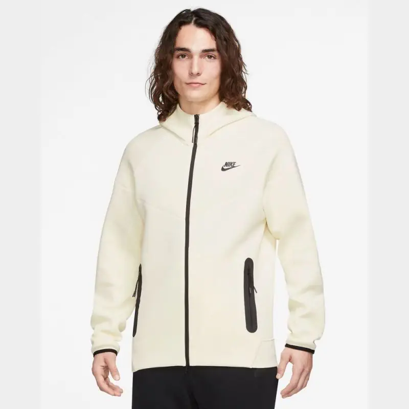 Sweat à capuche Zippé Nike Tech Fleece Windrunner Beige pour Homme FB7921-113 Sweat à capuche Zippé Nike Tech Fleece Windrunner Beige pour Homme FB7921-113