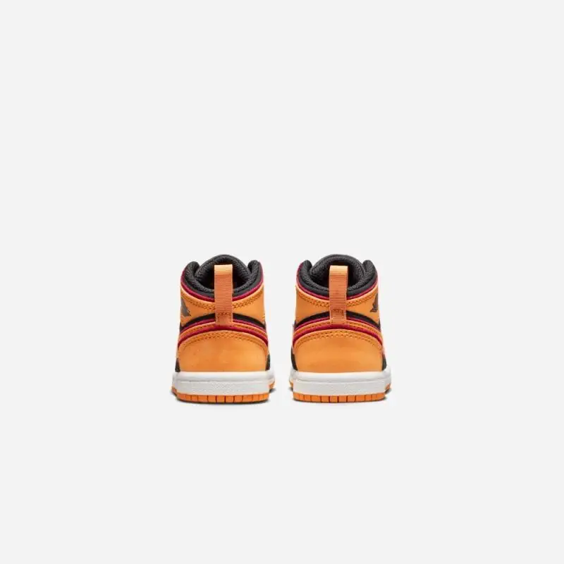 chaussures jordan 1 mid se noir et orange enfant fj4926 008 chaussures jordan 1 mid se noir et orange enfant fj4926 008