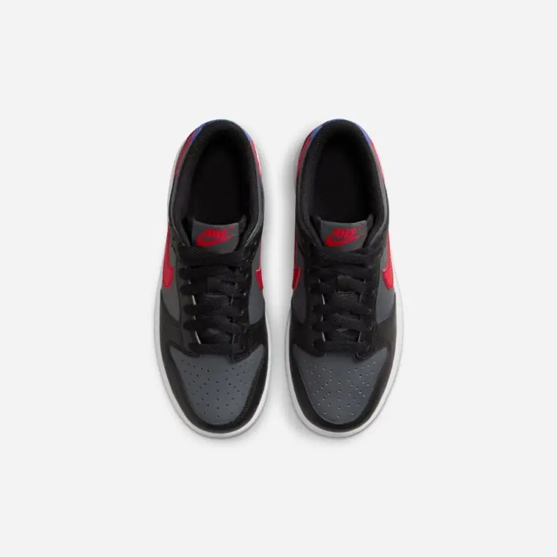 chaussures nike dunk low noir et rouge pour enfant fv0373 001 chaussures nike dunk low noir et rouge pour enfant fv0373 001