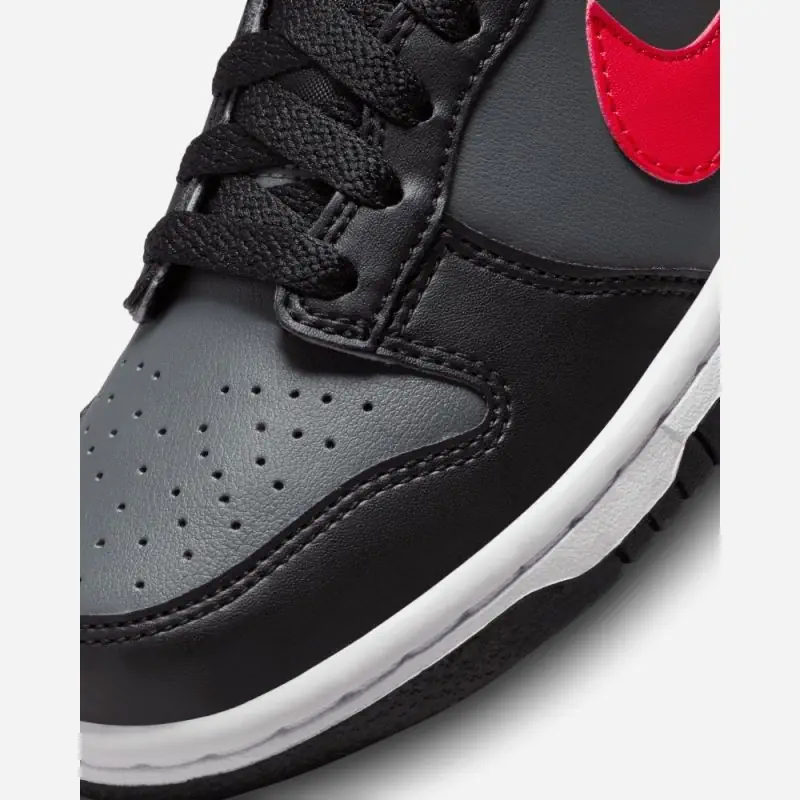 chaussures nike dunk low noir et rouge pour enfant fv0373 001 chaussures nike dunk low noir et rouge pour enfant fv0373 001