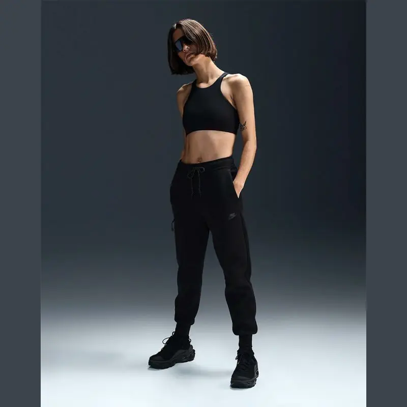 bas jogging nike sportswear tech fleece noir femme hv6779 010 bas jogging nike sportswear tech fleece noir femme hv6779 010