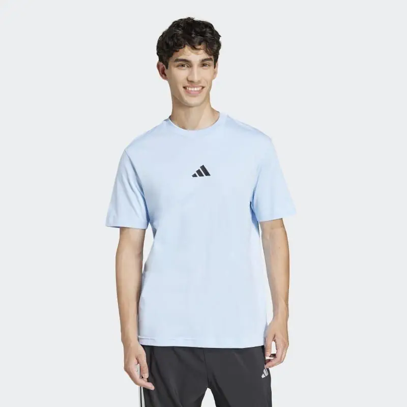 t shirt jersey petit logo essentials adidas homme jf1101 t shirt jersey petit logo essentials adidas homme jf1101