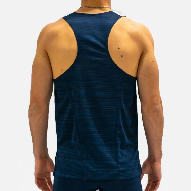 NT0300-451 Débardeur de running Nike Stock Dry Miler Bleu Marine pour Homme NT0300-451 Débardeur de running Nike Stock Dry Miler Bleu Marine pour Homme