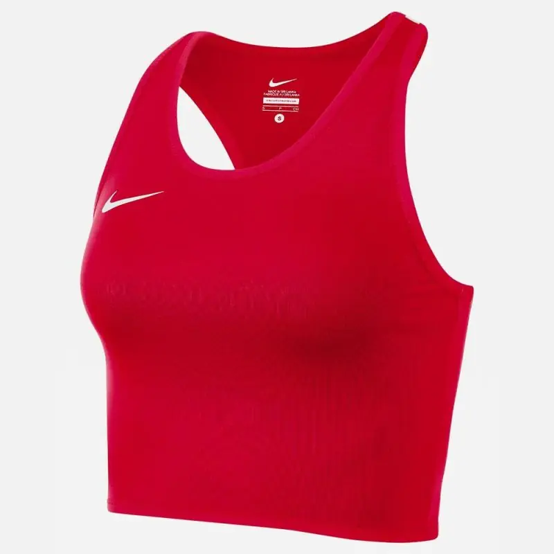 Débardeur Court Nike Team Stock Cover Top Rouge pour Femme NT0312-657 Débardeur Court Nike Team Stock Cover Top Rouge pour Femme NT0312-657