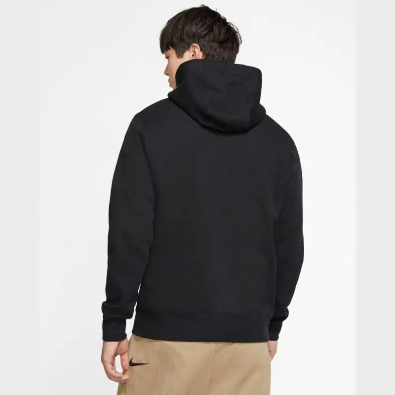 Felpa con cappuccio Nike Sportswear Club Fleece Nero per uomo Felpa con cappuccio Nike Sportswear Club Fleece Nero per uomo