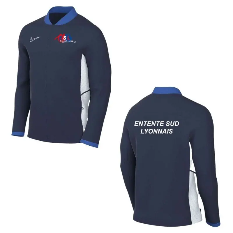 Veste de survêtement Nike ESL Athlétisme - Section Francheville Bleu Marine pour homme Veste de survêtement Nike ESL Athlétisme - Section Francheville Bleu Marine pour homme