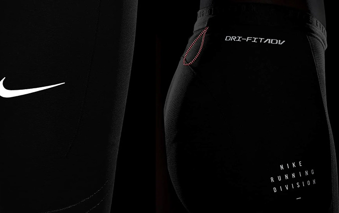 Zoom sur bas noir avec technologie Nike Dri-Fit