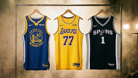 maillots nba warriors lakers spurs
