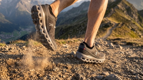 chaussures de trail cloudvista 2 waterproof noir pour homme