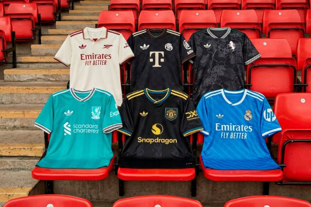 maillots et equipements de clubs de football