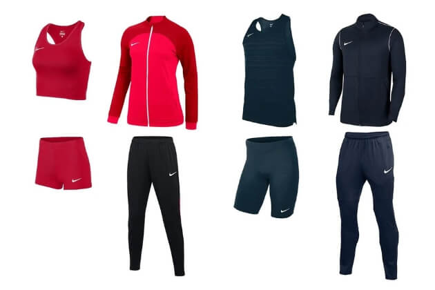 Nike running packs and sets