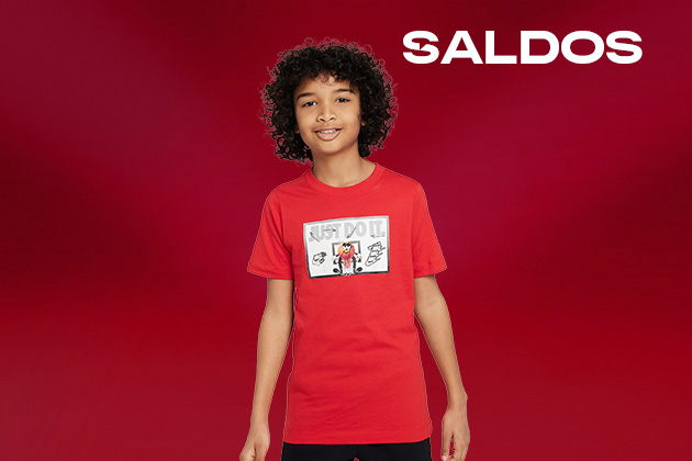 Desconto em vestuário Nike para criança